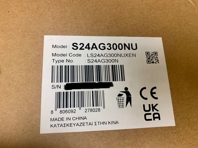 MONITOR Samsung 24" LED Odyssey G3 S24AG300NU