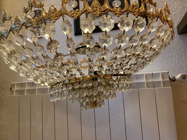 Lámpara lágrimas cristal