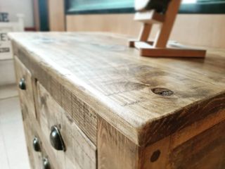 Mueble de baño madera pino Flandes tratado
