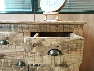 Mueble de baño madera pino Flandes tratado