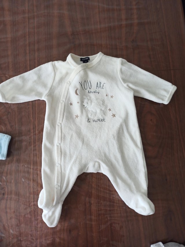 Pack 3 pijamas 0-1 mes Kiabi