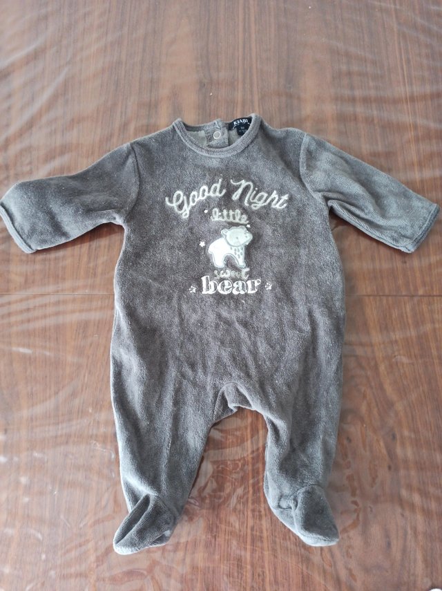 Pack 3 pijamas 0-1 mes Kiabi