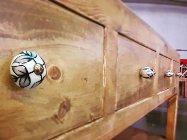 Conjunto recibidor baño consola cómoda espejo