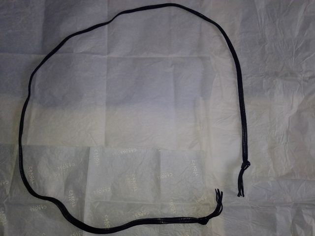 Semi aros negros dobles de rosca