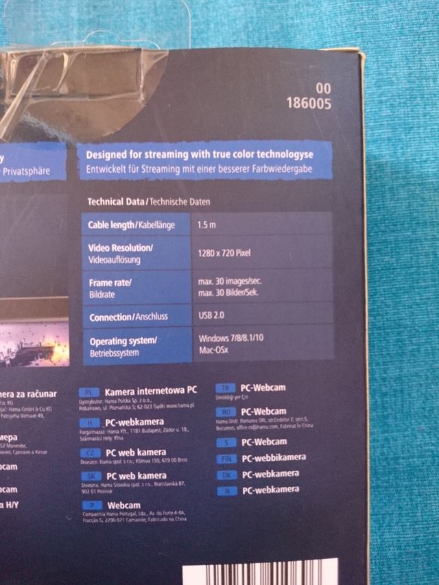 PC Webcam con micrófono nueva