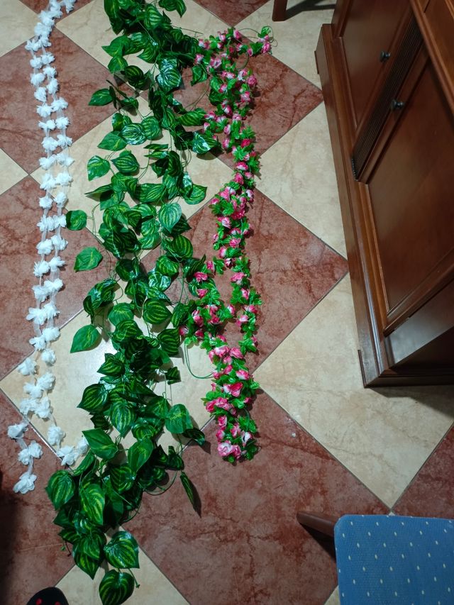 tiras flores decoracion