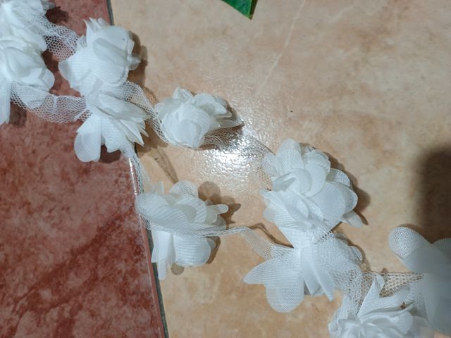 tiras flores decoracion