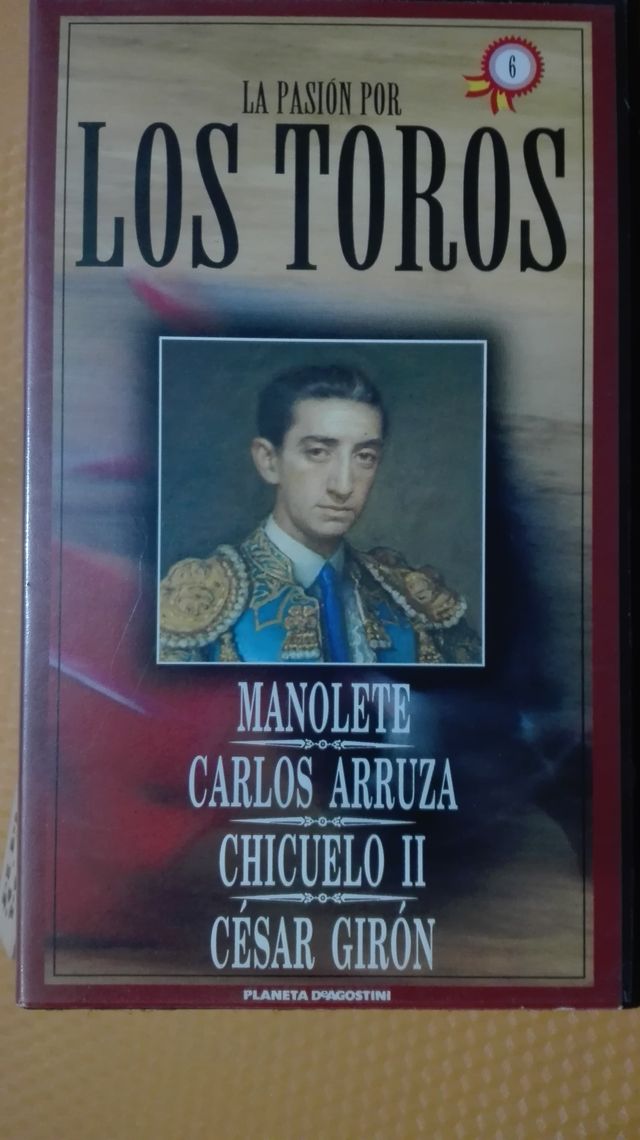 Colección videos VHS "LOS TOROS"