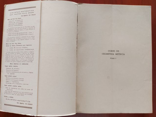 Curso de Geometría Métrica