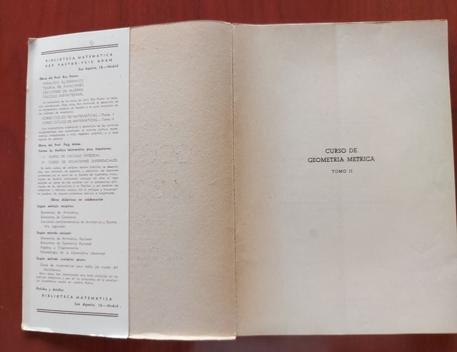 Curso de Geometría Métrica