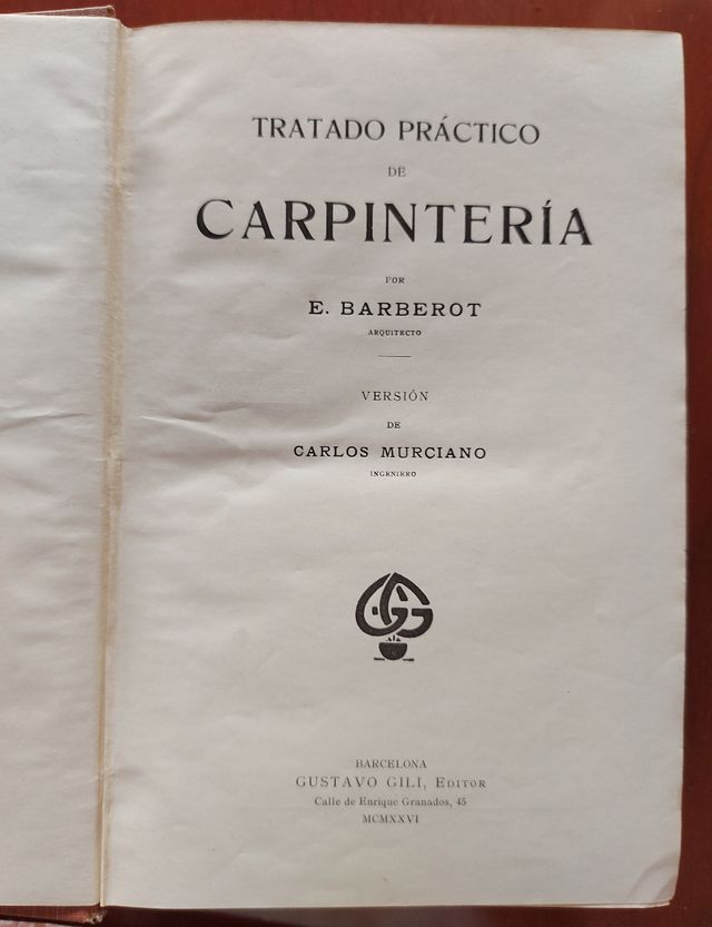 Tratado Práctico de Carpintería