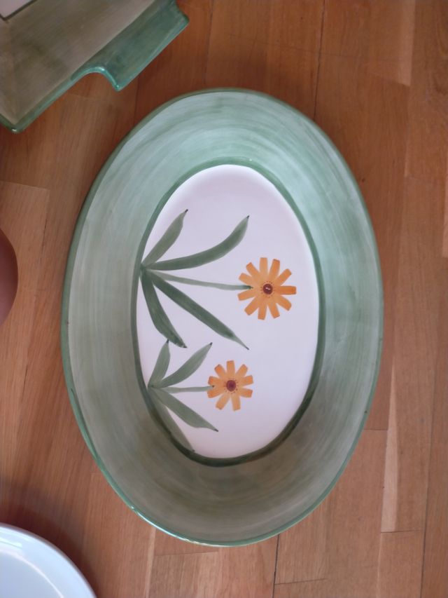 Bandejas de porcelana