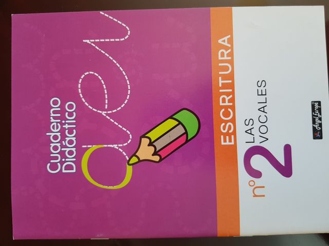 Cuaderno iniciación a la escritura 2