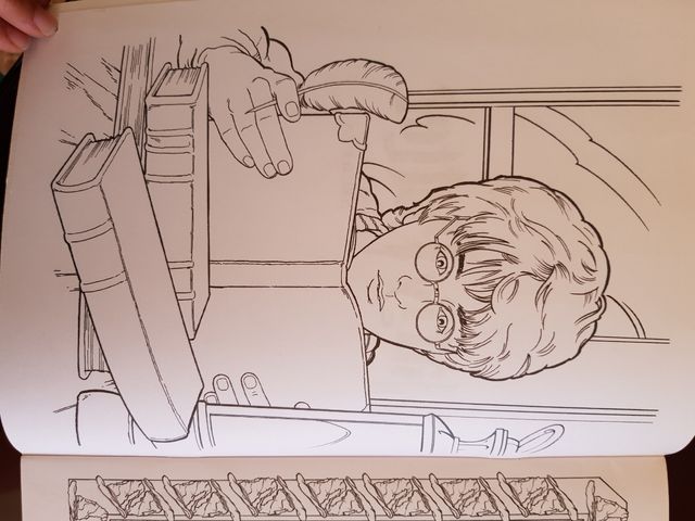 Libro para colorear de Harry Potter del año 2002