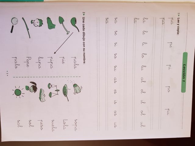 Cuadernillo lengua 1 de Rubio