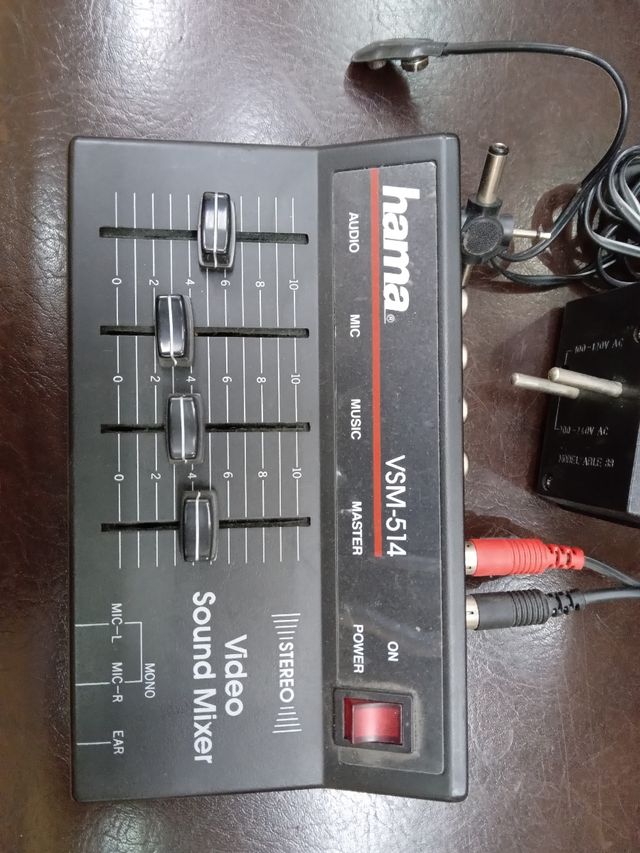 hama vsm 514 mixer stereo mezcladora