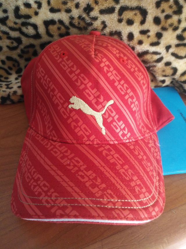 gorra puma king nueva roja