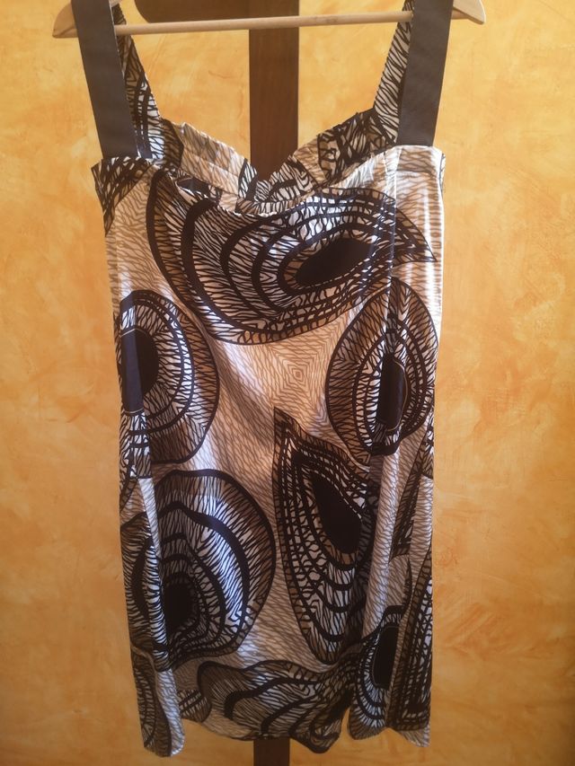 Vestido satinado Zara