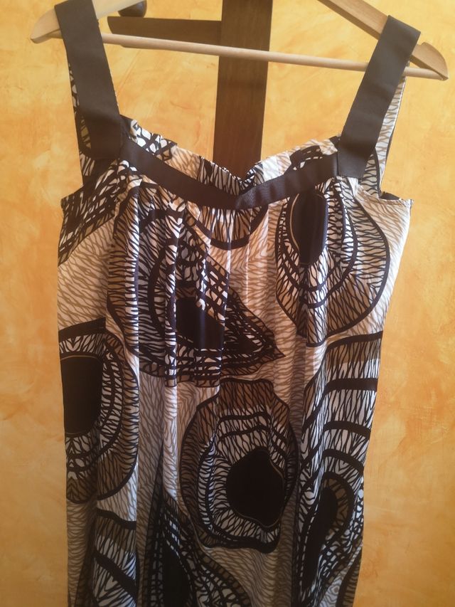 Vestido satinado Zara