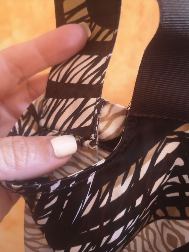 Vestido satinado Zara