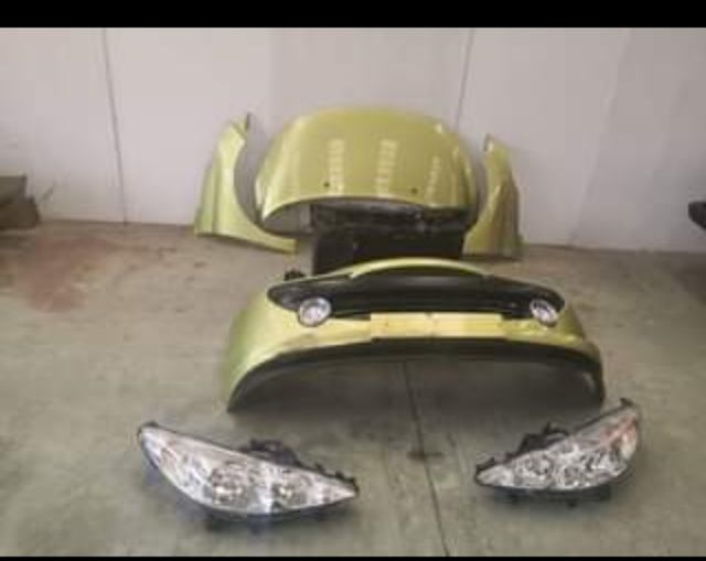 Frente y salpicadero con kit de airbag