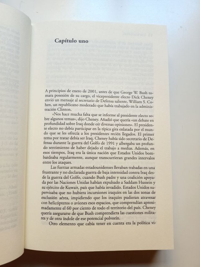 Plan de ataque. Cómo se decidió invadir Iraq.