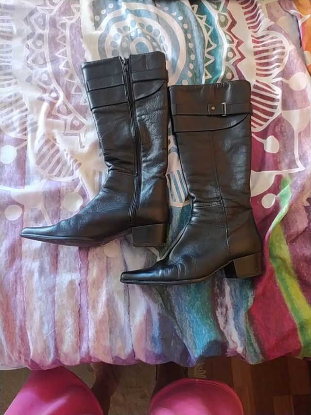 Botas de piel Patricia Miller negras