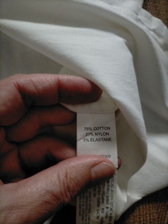 Camisa de manga larga para hombre,con bolsillos.