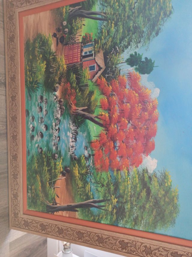 Cuadro pintado a mano