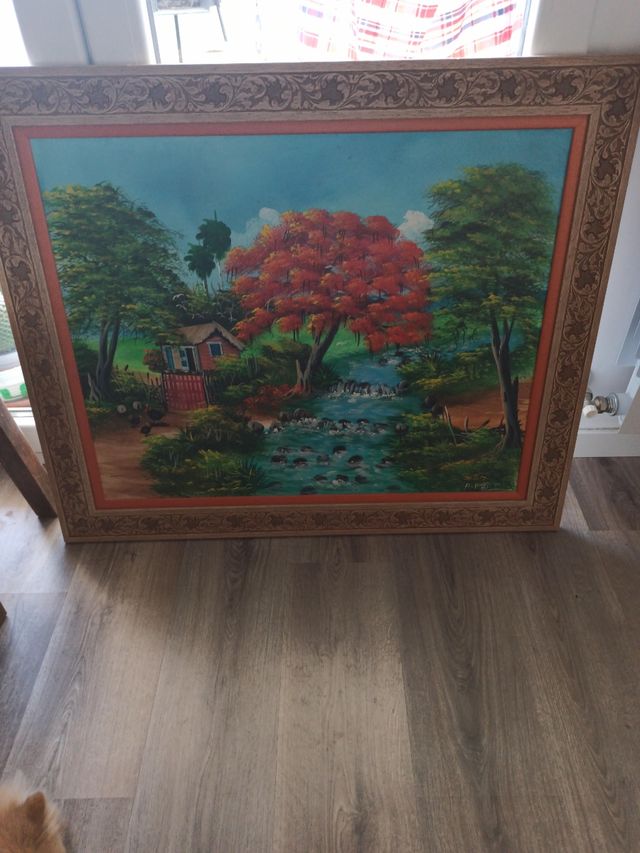Cuadro pintado a mano