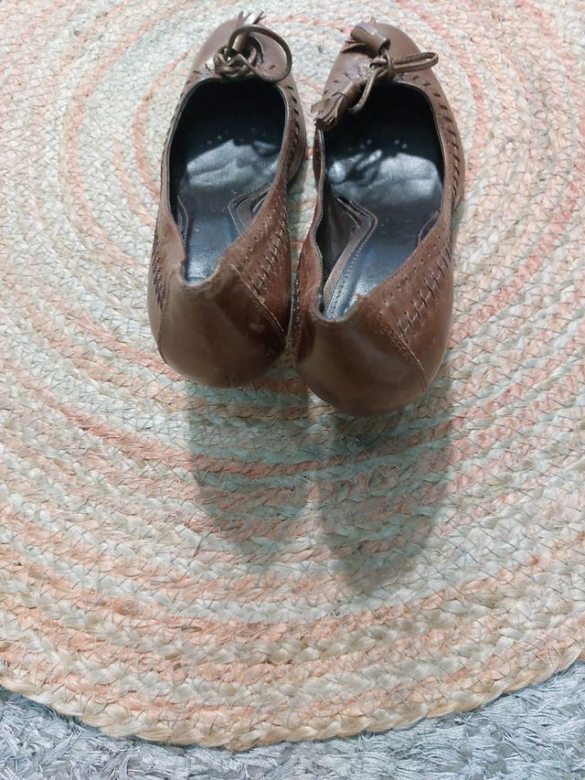 zapato salón marrón n 37