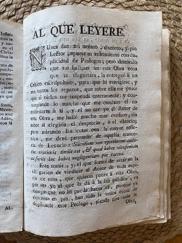 Quaresma de Sermones, 1755. Echeverz. Pergamino.