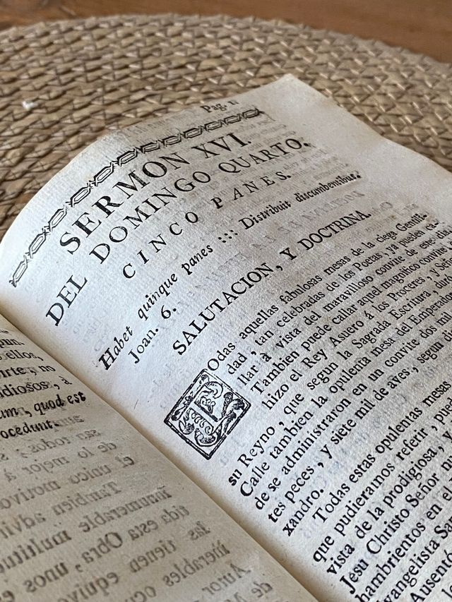 Quaresma de Sermones, 1755. Echeverz. Pergamino.