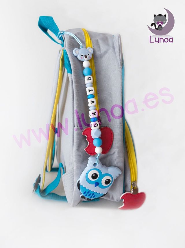 Colgante mochila infantil personalizado