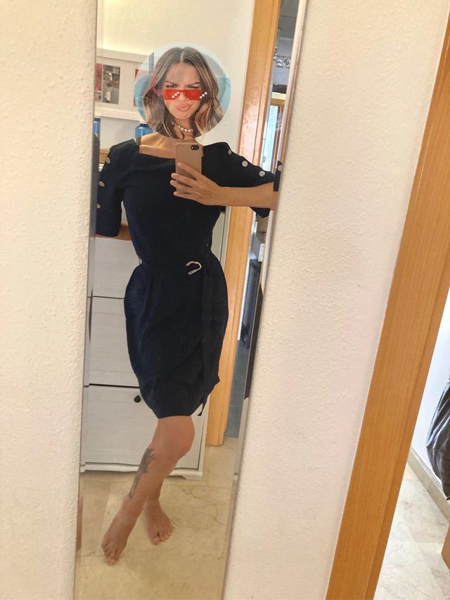 Vestido azul navy nuevo