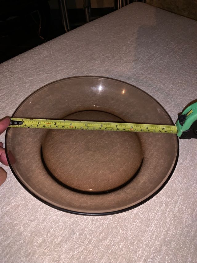 Ensaladera grande de cristal