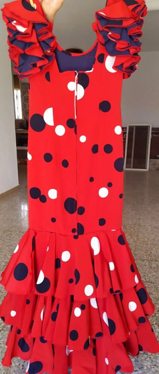 vestido Flamenca talla 40 nuevo