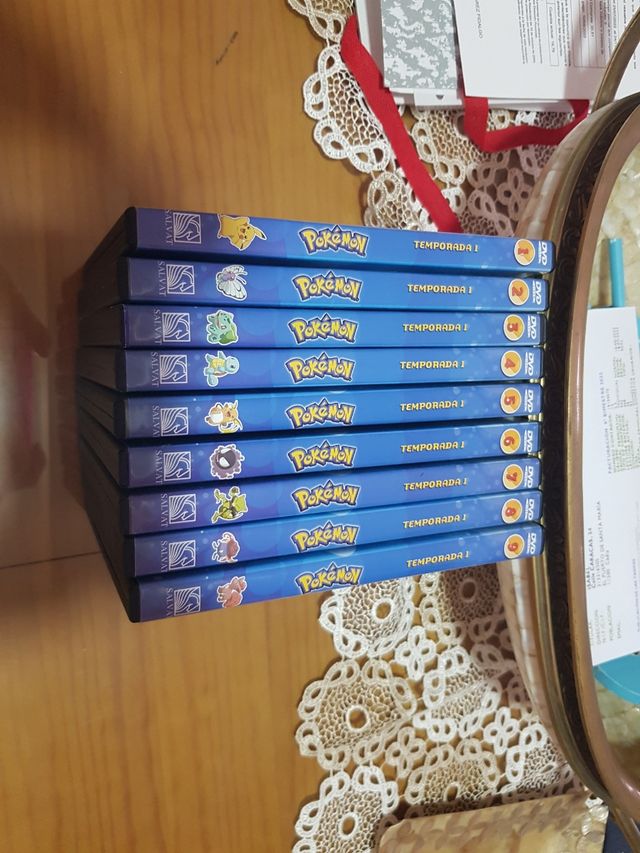 Pokémon lote Temporada 1 dvd