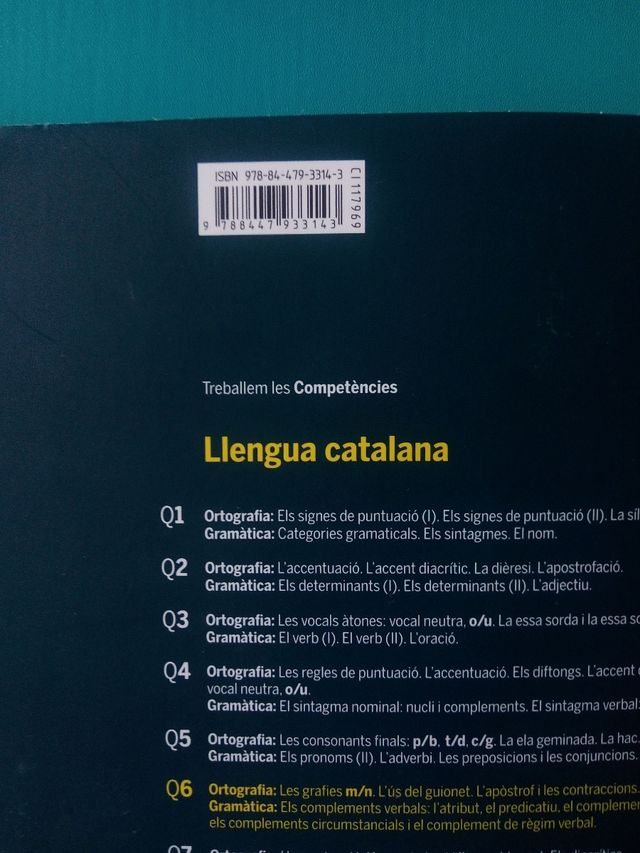 Llengua catalana Baula Q4+Q5+Q6