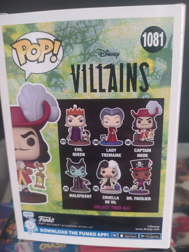 Funko Pop! Disney Villains Captain Hook n. 1081