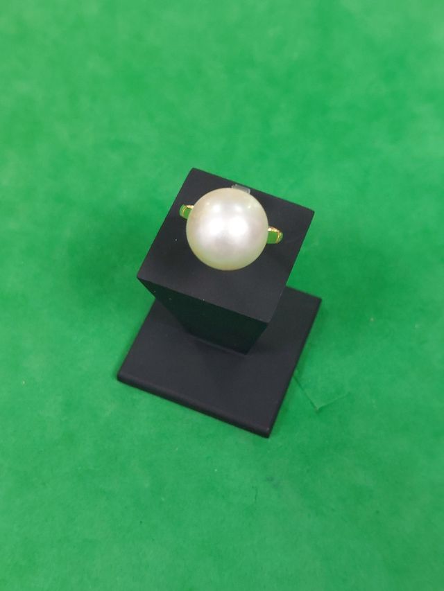 Sortija oro de 18k y perla