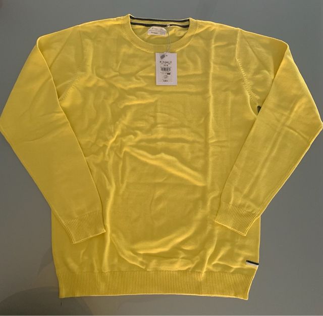 Jersey- sweater amarillo patito. Talla 15-16