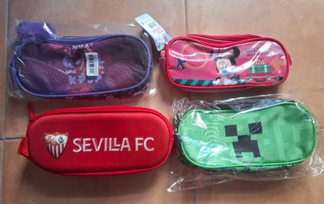 Estuches y portatodos infantiles