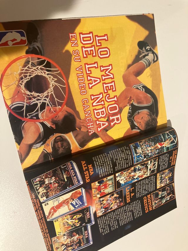 Revista videocassettes VHS NBA