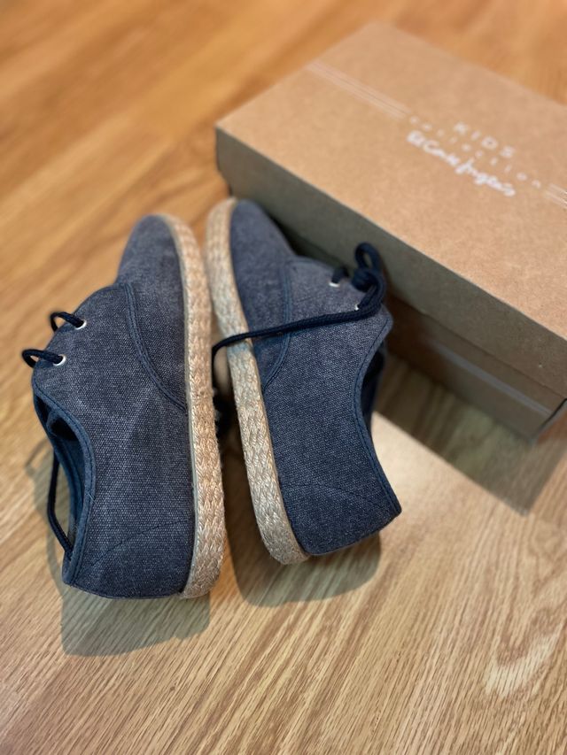 Zapato niño AZUL Jean - TALLA 32