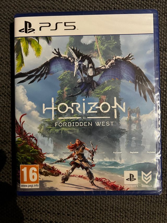 Horizon Forbbiden West PS5 sin abrir.