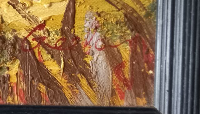 Óleo sobre lienzo firmado GEELAN