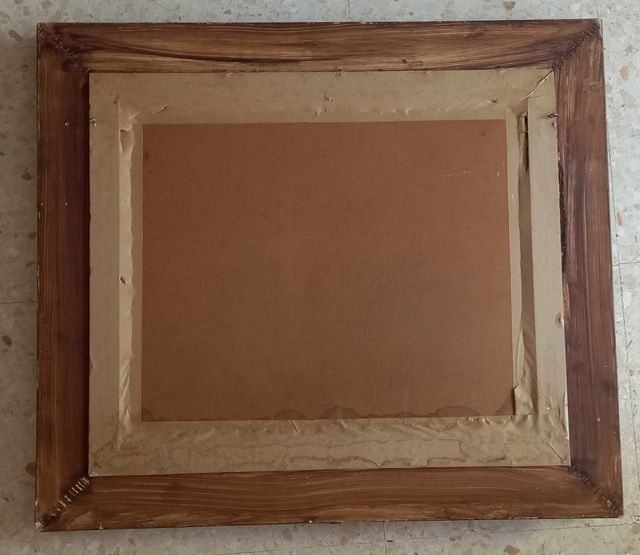 Óleo sobre tabla firmado ALFONSO