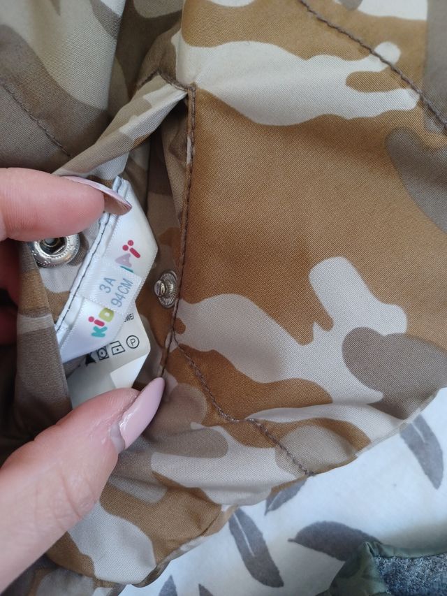 Chaleco reversible niño 2-3 años