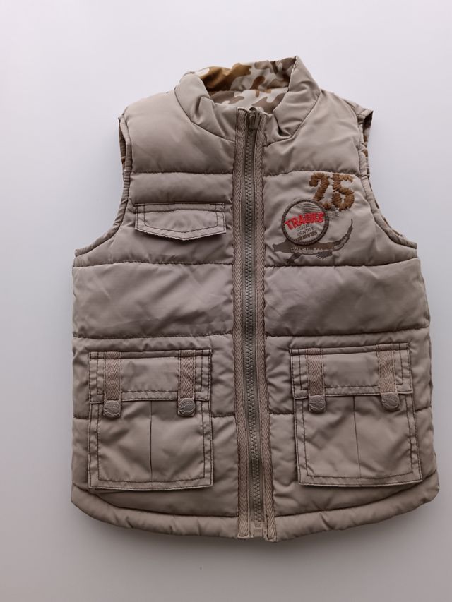 Chaleco reversible niño 2-3 años